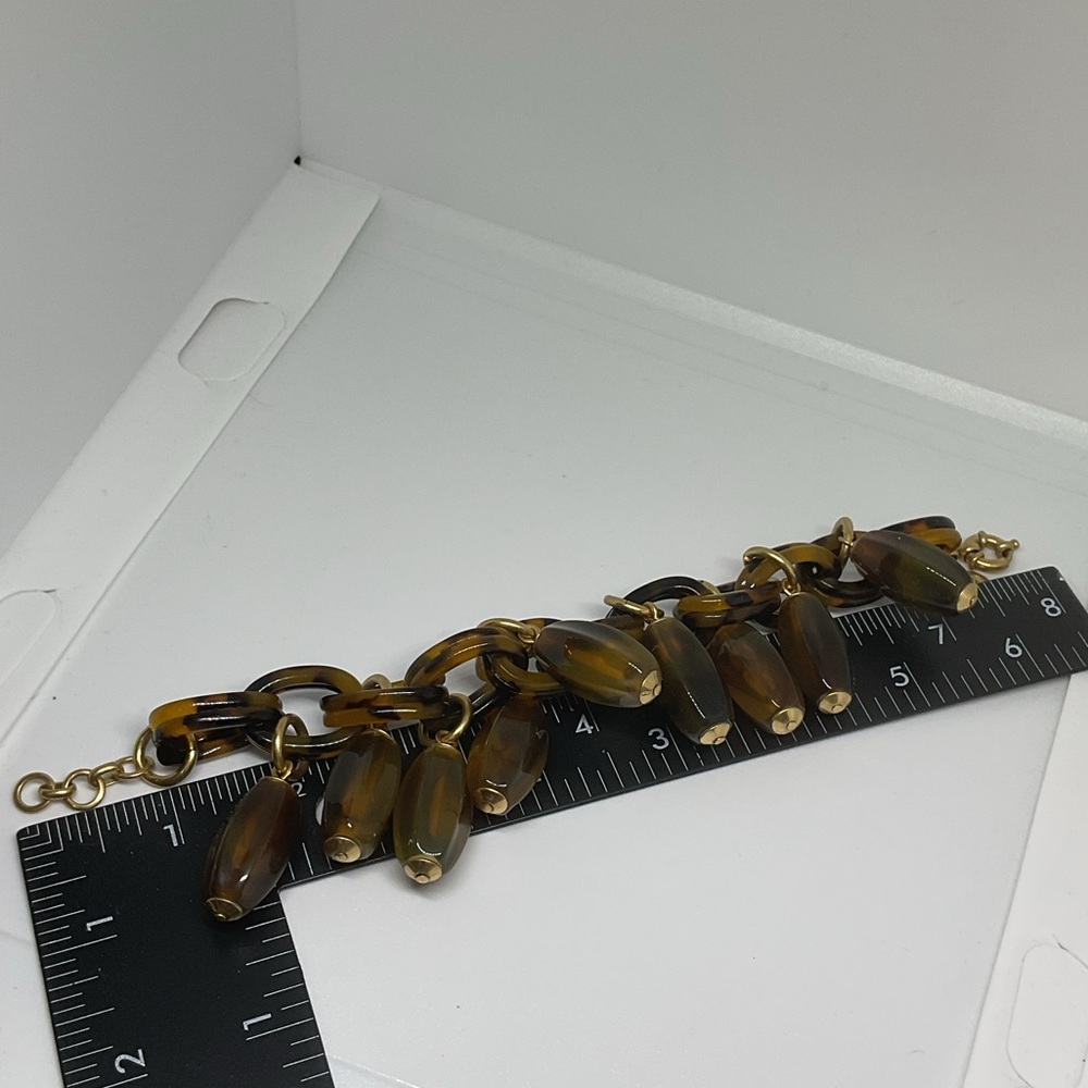 Vintage J Crew Tortoise Bracelet - Picture 6 of 10